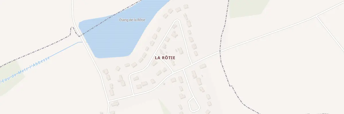 Plan du 24 Etang de la Rotie à Domats