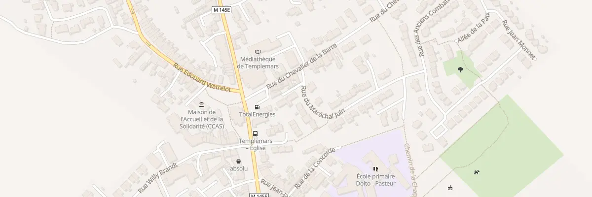 Plan du 4 Rue du Mal Juin à Templemars