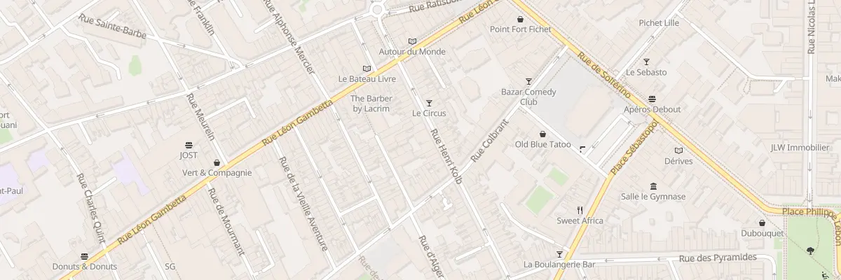 Plan du 24 Rue Henri Kolb à Lille