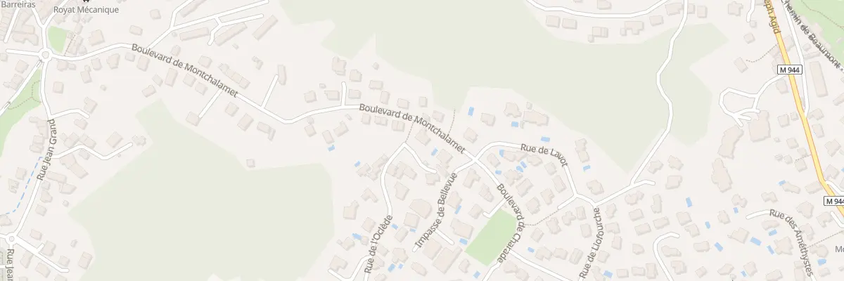 Plan du 50 Bd de Montchalamet à Royat
