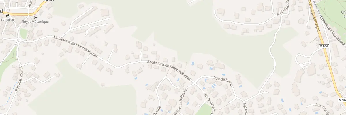 Plan du 41 Bd de Montchalamet à Royat