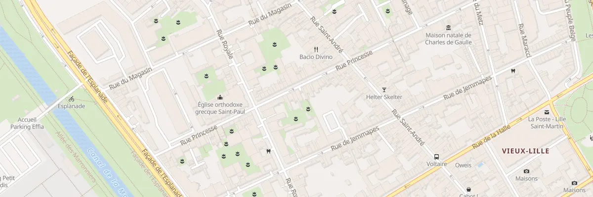 Plan du 63 Rue Princesse à Lille