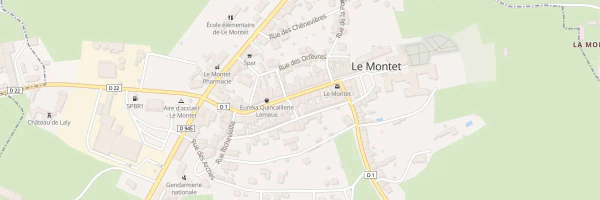 Plan du 11 Gr Grande Rue au Montet