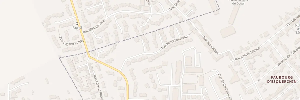 Plan du 6 Rue Joseph Butruille à Douai