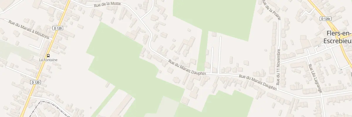 Plan du 17 Rue du Marais Dauphin à Flers-en-Escrebieux