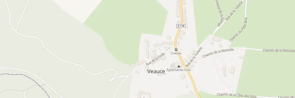 Plan du 1 Sen des Merles à Veauce