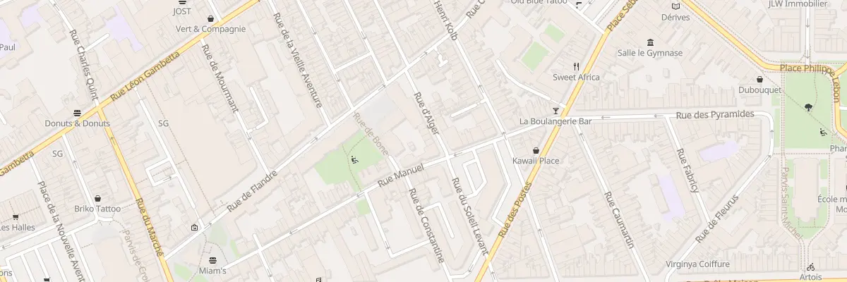 Plan du 19 Rue d’Alger à Lille