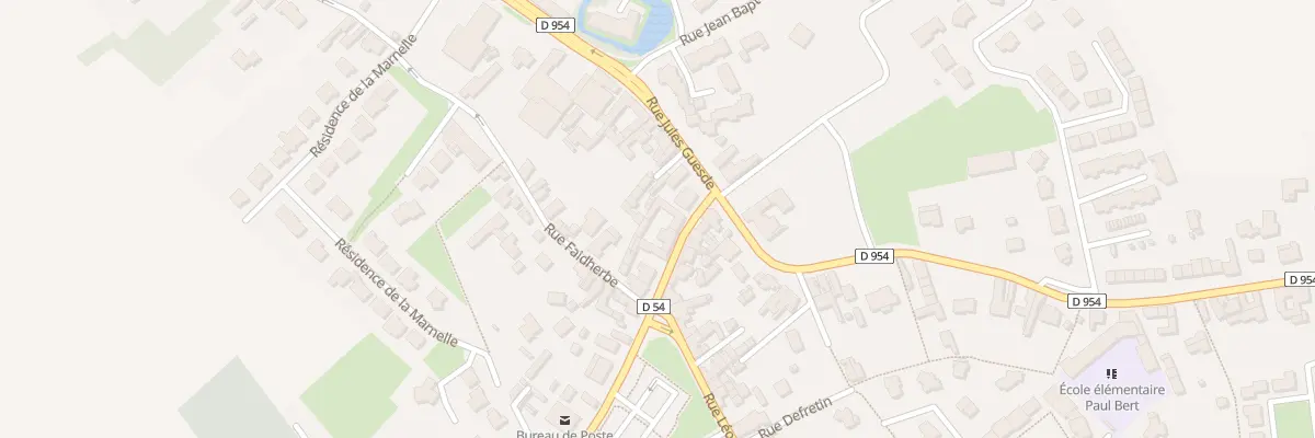 Plan du 4 Rue Roger Salengro à Thumeries
