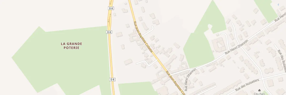 Plan du 87 Rue Jean-baptiste Collette à Attiches