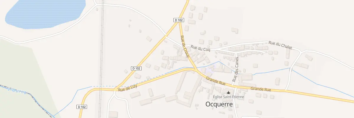 Plan du 5 Rue de Crouy à Ocquerre