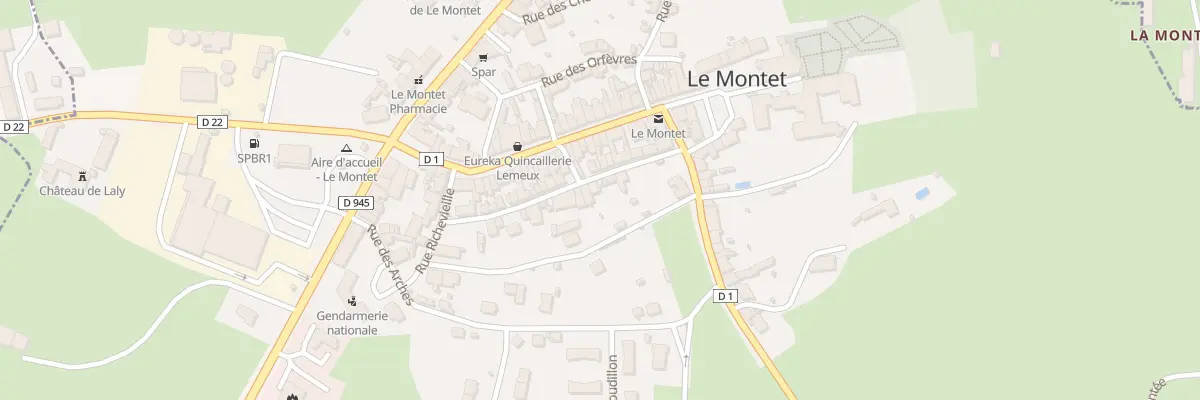 Plan du 5 Rue du Four au Montet
