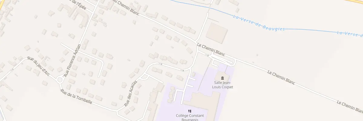 Plan du 94 Rue des Acacias à Guiscard
