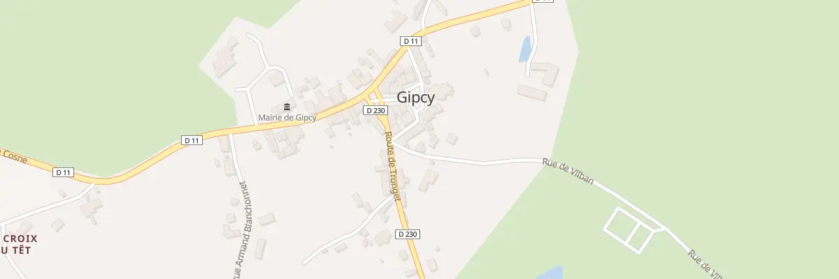 Plan du 5033 Le Bourg à Gipcy