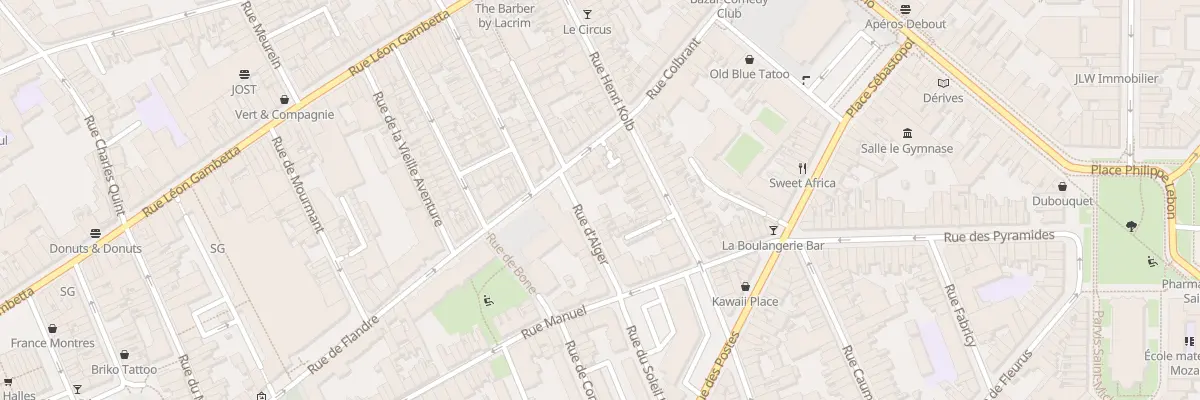 Plan du 46 Rue Henri Kolb à Lille