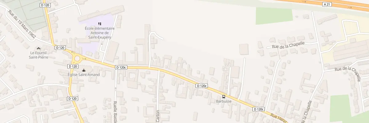 Plan du 39 Rue Henri Barbusse à Flers-en-Escrebieux
