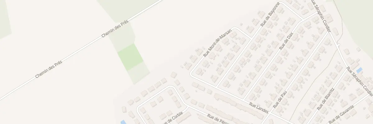 Plan du 10 Rue de Mont-de-marsan à Leforest