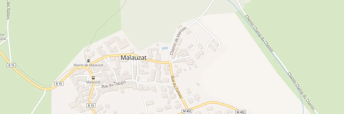Plan du 2 Che de Marcoin à Malauzat