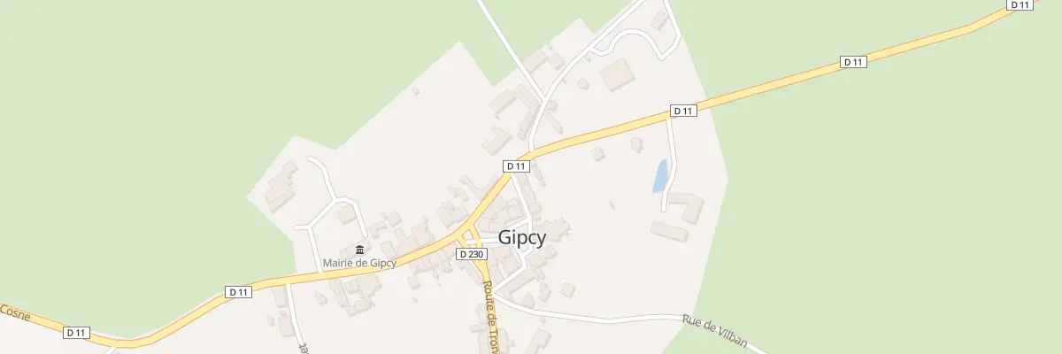Plan du 5017 Le Bourg à Gipcy