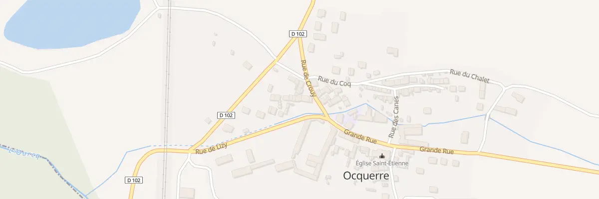 Plan du 3 Rue de Crouy à Ocquerre