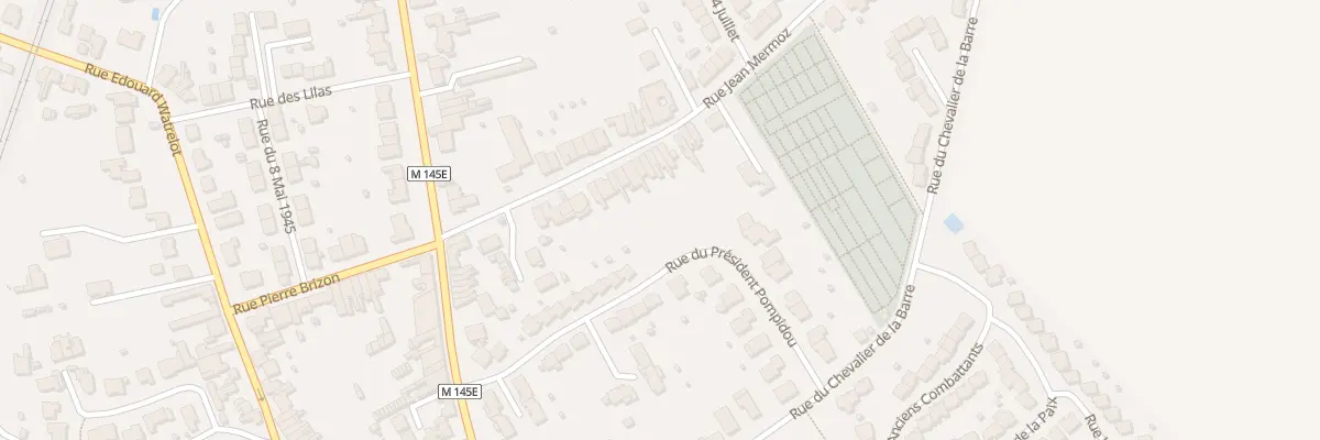 Plan du 22 Rue Jean Mermoz à Templemars