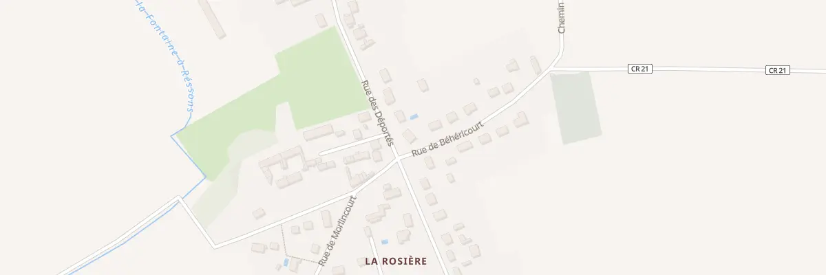 Plan du 277 Rue des Déportés à Salency