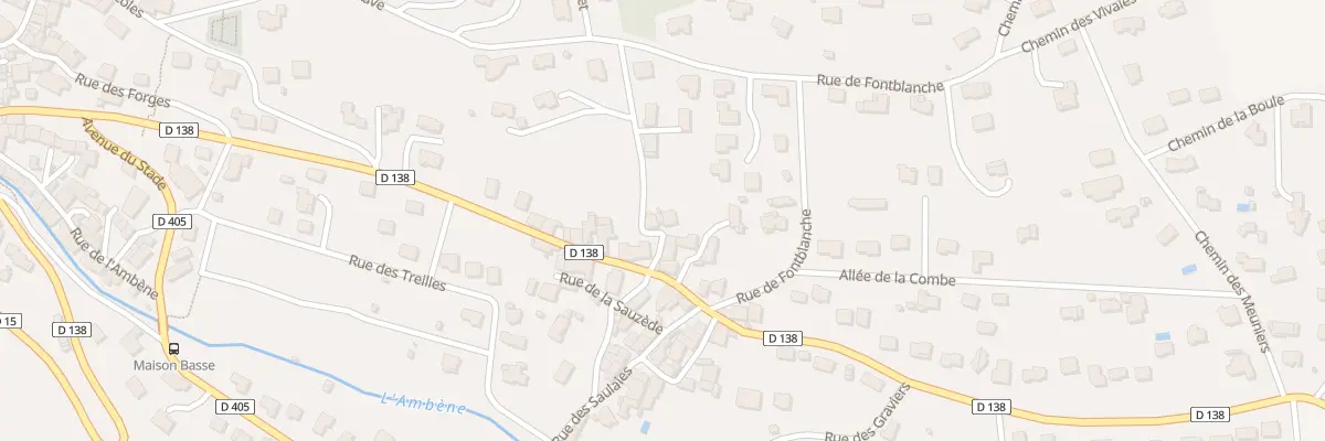 Plan du 8 Rue de la Haute Garde à Enval