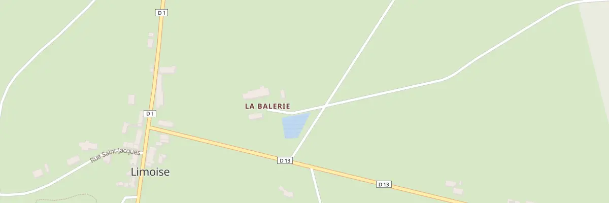 Plan du 5116 La Balerie à Limoise