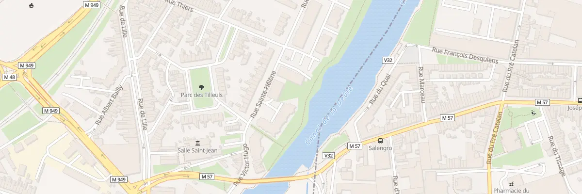 Plan du 40 Rue Sainte-Hélène à Saint-André-lez-Lille