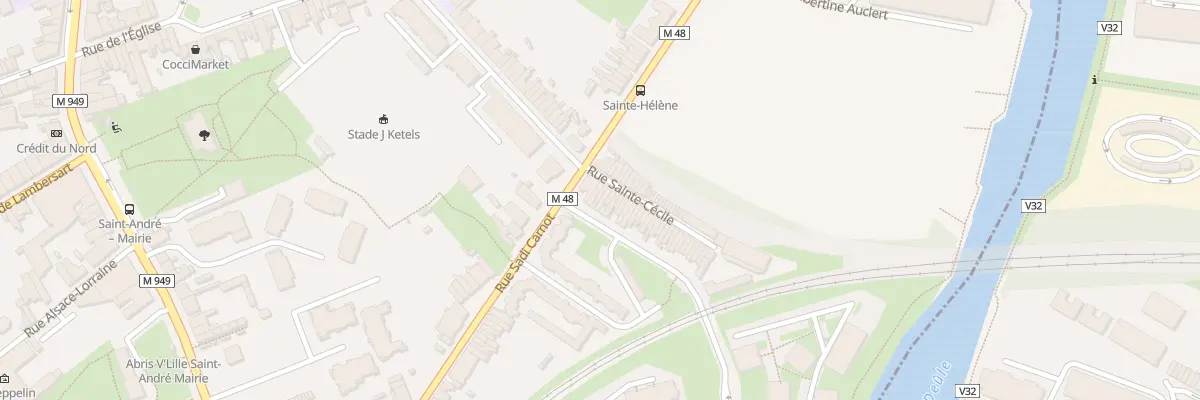 Plan du 4 Rue Sainte-Cécile à Saint-André-lez-Lille