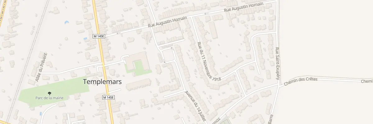 Plan du 34 Rue du 14 Juillet à Templemars