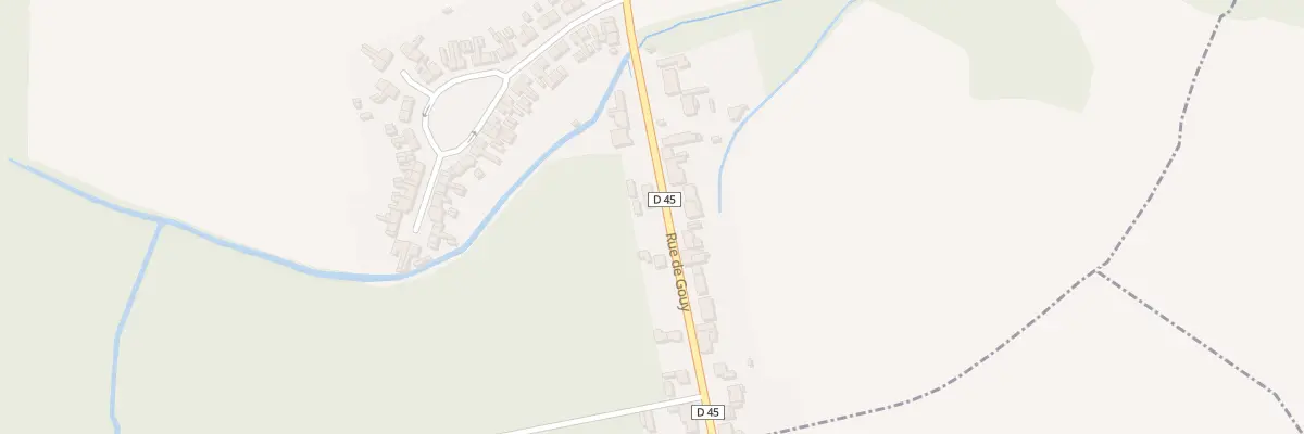 Plan du 74 Rue de Gouy à Corbehem
