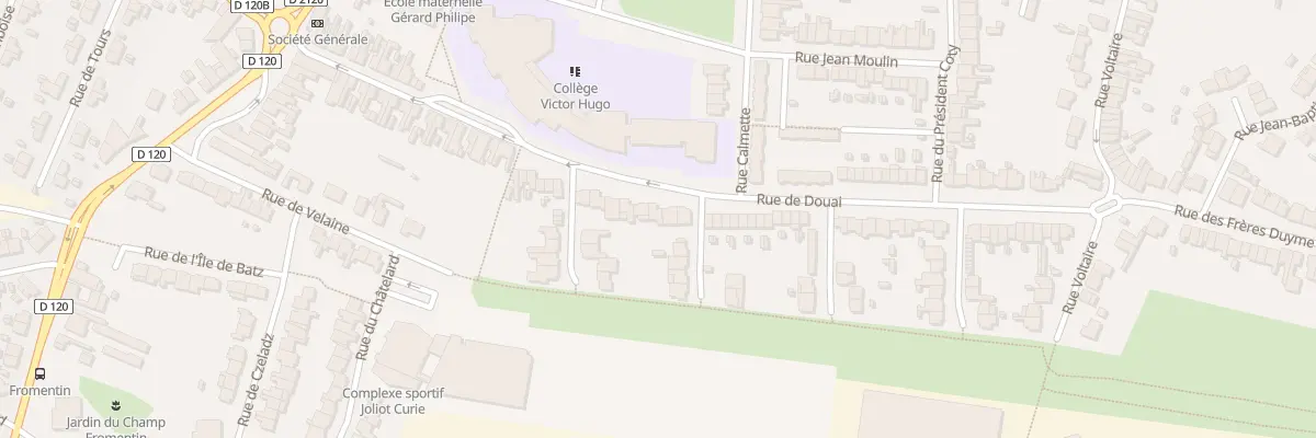 Plan du 24 Rue de Douai à Auby