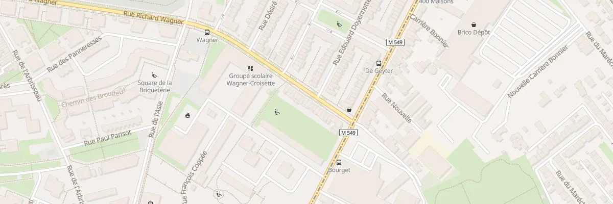 Plan du 19 Rue Richard Wagner à Lille