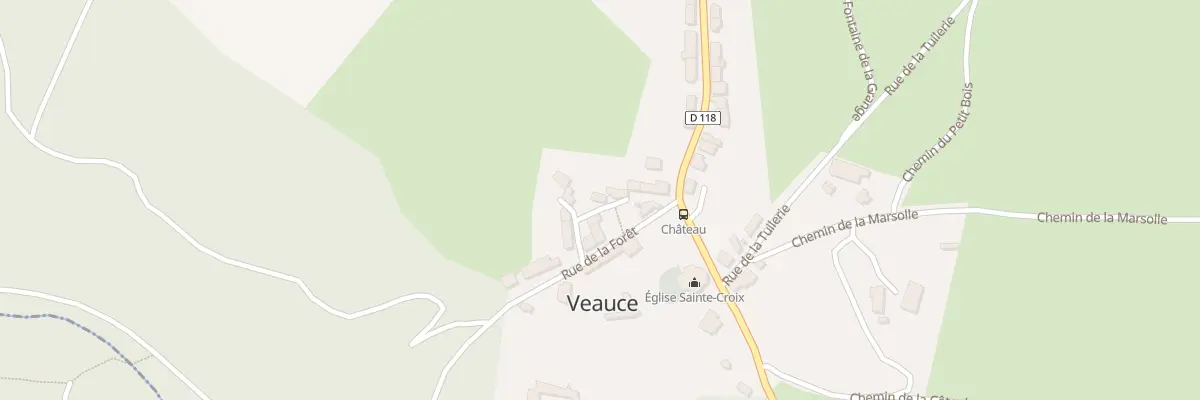 Plan du 3 Rue des Pâtureaux à Veauce