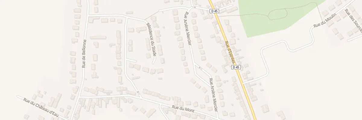 Plan du 17 Rue Arsène Mercier à Gouy-sous-Bellonne