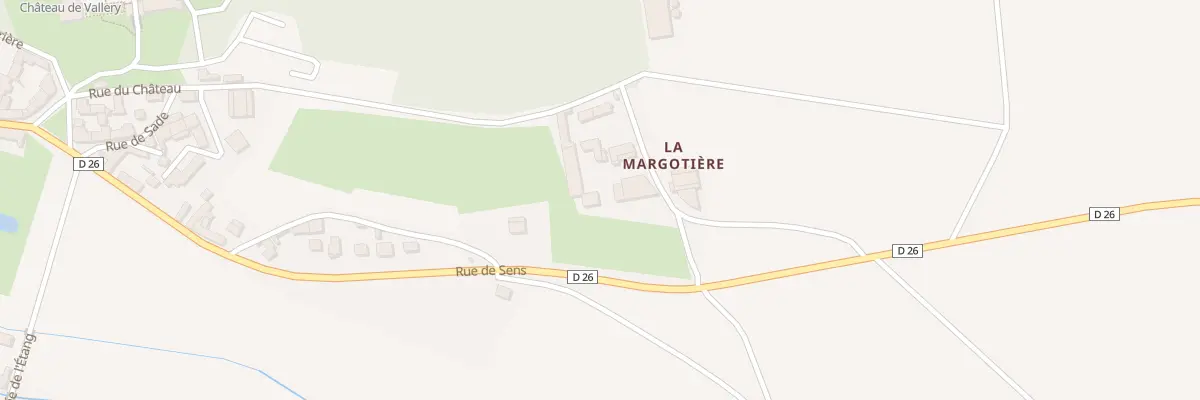 Plan du 40 La Margotiere à Vallery