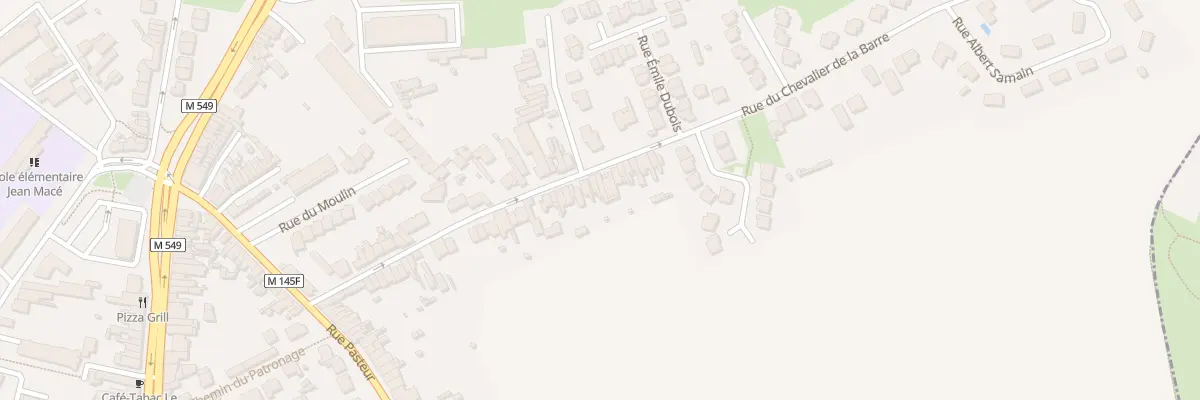 Plan du 56 Rue du Chevalier de La Barre à Wattignies