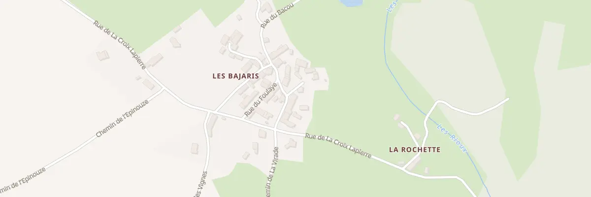 Plan du 5242 Les Bajaris à Saint-Hilaire-la-Croix