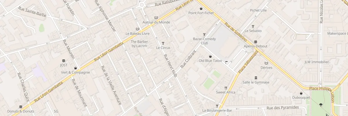 Plan du 29 Rue Henri Kolb à Lille