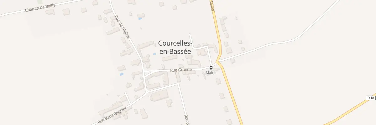 Plan du 5 Rue Grande à Courcelles-en-Bassée