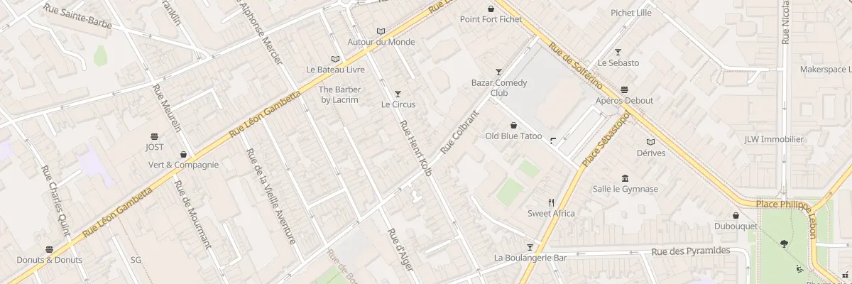 Plan du 33 Rue Henri Kolb à Lille