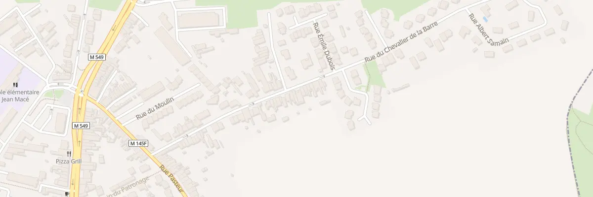 Plan du 58 Rue du Chevalier de La Barre à Wattignies