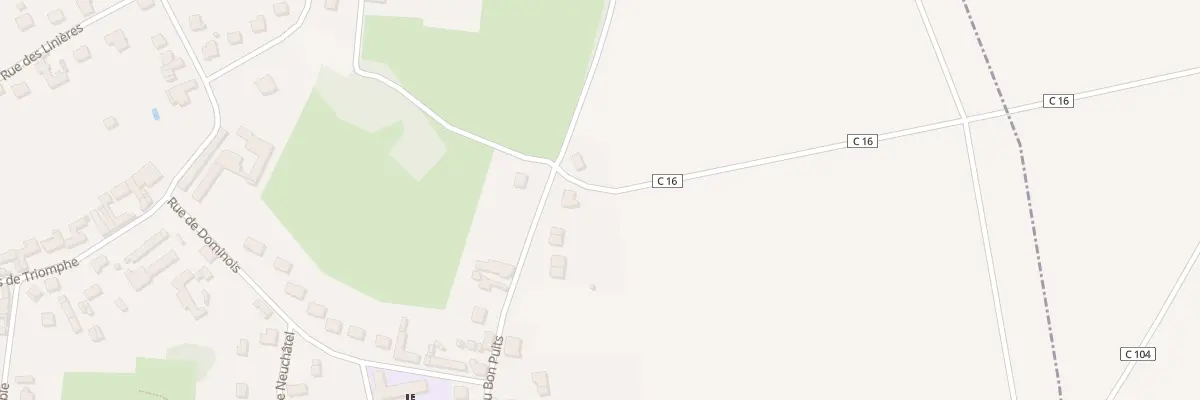 Plan du 360 Rue du Bon Puits à Salency