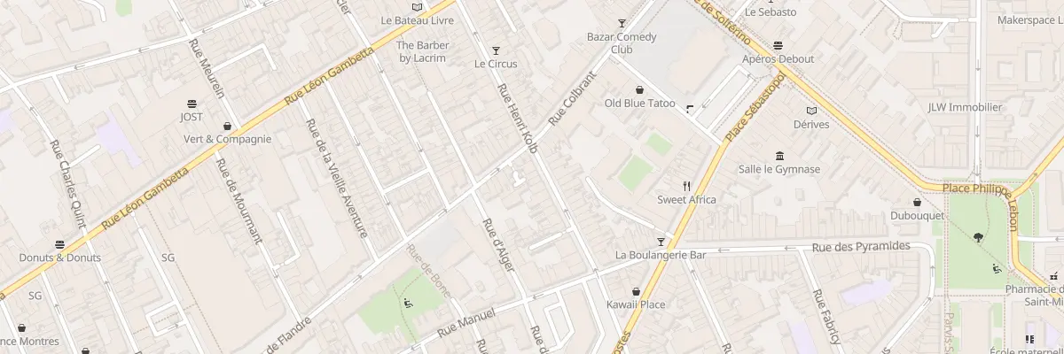 Plan du 40 Rue Henri Kolb à Lille