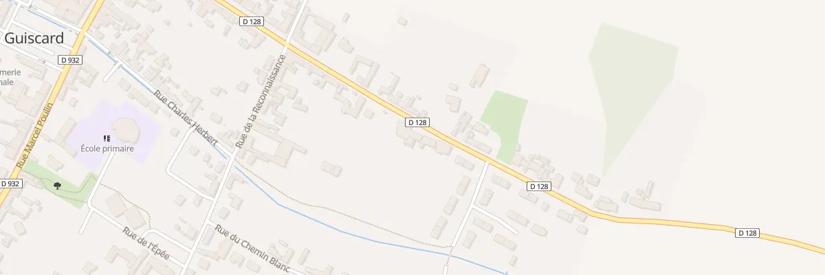 Plan du 384 Rue Marcel Viseur à Guiscard