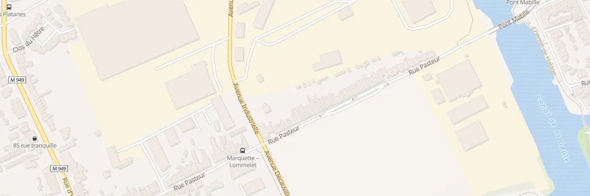 Plan du 134 Rue Pasteur à Marquette-lez-Lille