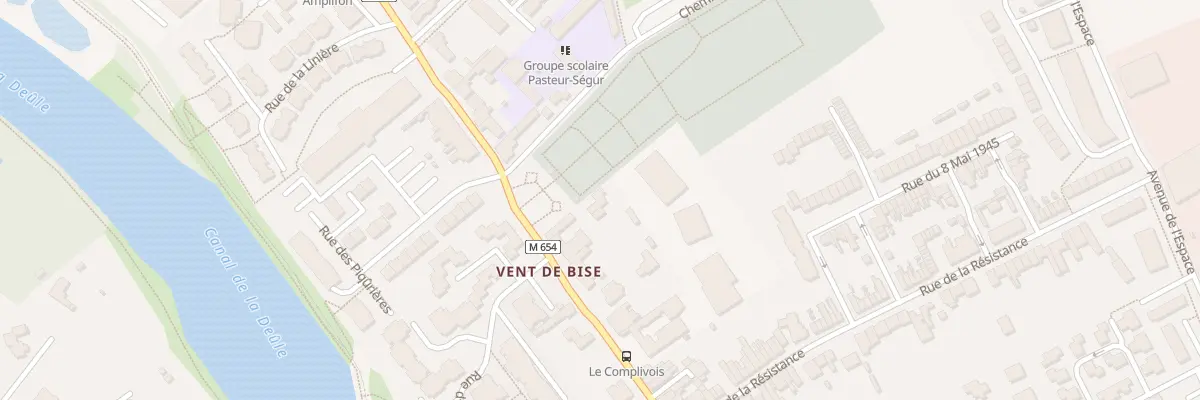 Plan du 40C Rue de Quesnoy à Wambrechies
