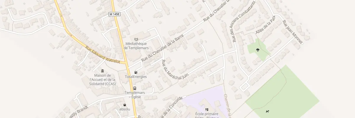Plan du 24 Rue du Chevalier de La Barre à Templemars