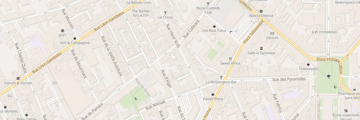 Plan du 44 Rue Henri Kolb à Lille