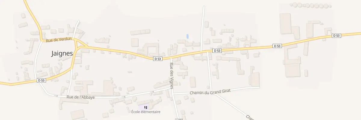 Plan du 24 Rue de Verdun à Jaignes